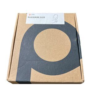 POLY Blackwire 5220 C5220 80R97AA Wired Stereo Headset NEW Open Box